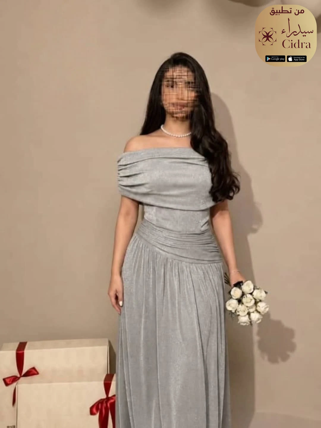 فستان ديسكو لماع بقصة أنيقة - Image 4